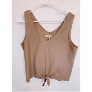 Madewell front knot tank